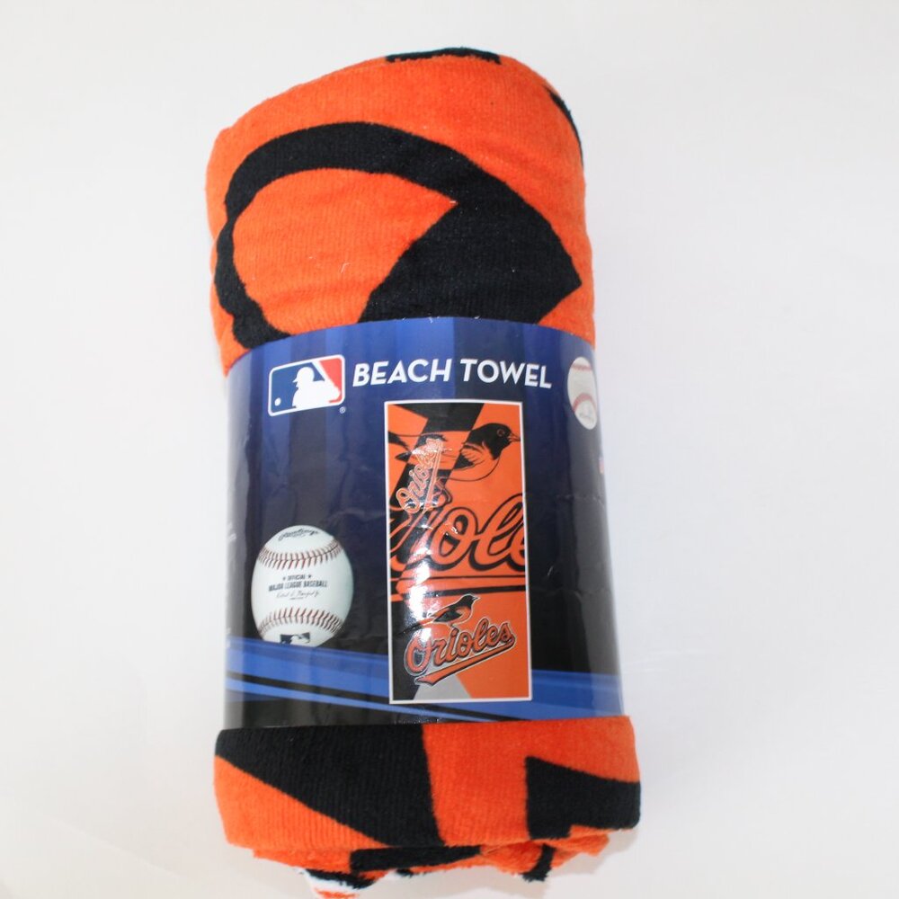Baltimore Orioles Major League Baseball Beach Towel